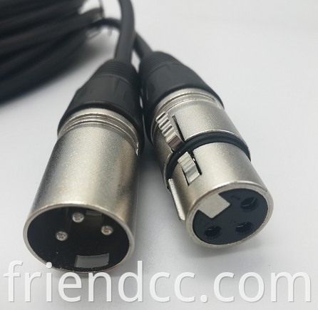 cavo video audio segnale DMX 1 m 2m 3 pin xlr maschio a cavo femminile microfono cavo DMX